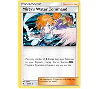 Misty's Water Command 63/68 Rare Holo Pokemon Card (Hidden Fates) + 1x TitanCards® Toploader