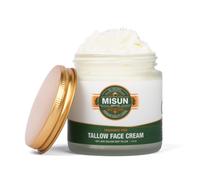 Misun Health Unscented Whipped Beef Tallow Moisturizing Face Cream - 100% Natural New Zealand Tallow Fragrance-Free