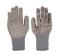MISUVRSE 1 Pair Breathable Comfortable Work Gloves Anti Vibrations Heavy Duty Work For Gardening Construction Industrial