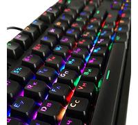 MISUVRSE 104 Pieces ABS Transparent Keycaps Mechanical Keyboard Keycaps Russian Backlit For Key Cover For Cherry Gateron Kailh Sw Pbt Keycaps