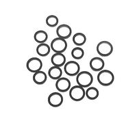 MISUVRSE 20PCS Mixed Idle Tire Wheel Belt Ldler Rubber Belt For Recorder Deck Recorder Tape Stereo- Auditory Player 9-13mm Hole