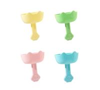 MISUVRSE 4pcs Practical Ice Cream Protectors Theme Popsicles Holder Colorful Lollys Rack Frozens Treat Holder For Party Spill Proof Lollys Protectors