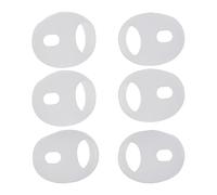 MISUVRSE 6Pcs Silicone In-Ear Bluetooth-compatible Earphone Case For 2 Covers Caps Pads Bud Earbuds Eartips Bud Silicone Replacement