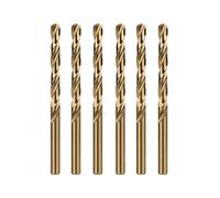 Misuyue 4.2mm/0.165" M35 Cobalt Drill Bits, 6pcs Metal HSS Twist Drilling Bit, Carbide Drill Bits suitable for Stainless Copper Plastic Hard Materials, Wood Drill Bit