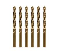 Misuyue 5.2mm/0.204" M35 Cobalt Drill Bits, 6pcs Metal HSS Twist Drilling Bit, Carbide Drill Bits suitable for Stainless Copper Plastic Hard Materials, Wood Drill Bit