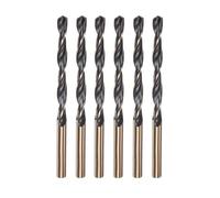 Misuyue 6pcs Metal Drill Bits, 4mm/0.157" HSS Carbide Jobber Drill Bit Sets, Twist Drill Bit for Metal Stainless Steel Aluminum Alloy, Wood Drill Bits