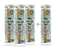 Miswak Siwak, 100 % natural teeth cleaning wood, organic toothbrush, with natural minerals for white teeth and cleanliness, 4 + 1 set, (5 pieces), economy pack