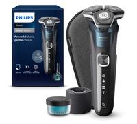 Philips Shaver Series 5000, Wet & Dry Electric Shaver, with SkinIQ Technology, Pop-up Trimmer, Travel Case, Quick Cleaning Pod, Electric Blue, Model S5889/50