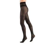MITAAMI Women's Black Patterned Thick Tights Opaque Fishnet Mesh Pantyhose Ladies Matt Stretchy Sheer Hosier Diamonds Sensual Shiny Stockings 60 Denier [Made in Italy]