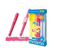 Mitama - 6 Mini Magic Colours Erasable Highlighters in Pet Box, Assorted Colours