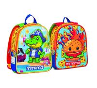 Mitama Crazy Coco Spinny Nursery Backpack, Multicoloured, Reversible, Comfortable and Colourful, 7.6 Litres, Nursery and Leisure Backpack, for Children