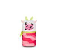 Mitama Puppy Cow Pencil Case, Expandable School Pencil Case, Multicolour with Zip, Space Saving, Pink, Taglia Unica, Modern