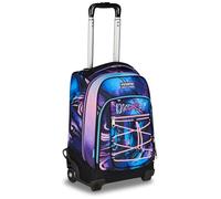 Mitama SHINYCREW DR School Trolley Bag, 34 L, Purple, Use Backpack, Pocket with Organizer, Girl, Elementary and Middle School, Travel and Leisure