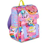 Mitama SWEET DONUTS Triple Compartment School Backpack for Girls, Expandable, Elementary and Middle School, multi-coloured, Taglia Unica