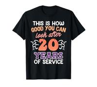 Mitarbeiter How Good you Can Look after 20 Years Service T-Shirt