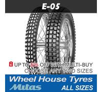 Mitas E-05 ( 3.50-19 TT 63P Rear wheel, M+S marking, Front wheel )