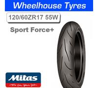 Motorcycle Tyre 120/60 ZR17 Mitas 55W SPORT FORCE+