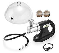 Mitbak Cocktail Smoker Kit With Dome Lid And Woodchips, Whiskey Smoker Kit, Bourbon Smoker Kit, Portable Smoking Gun, Bourbon Gifts for Men, Indoor-Outdoor Smoke Infuser Machine, Excellent Gift
