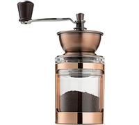 MITBAK Manual Coffee Grinder with Adjustable Settings| Sleek Hand Coffee Bean Burr Mill Great for French Press, Turkish, Espresso & More | Premium Coffee Gadgets are an Excellent Coffee Lover Gift