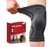 MitButy Knee Support for Women & Men, 2-Pack Knee Brace for Running, Workout, Compression Sleeve for Fitness, Sports & Workout -Knee Sleeve for Basketball & Hiking or Daily Activities (S: 14-16")