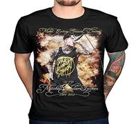 Mitch Lucker Memorial Show Mens Black Cotton T-Shirt Tee New Rip Size Black L