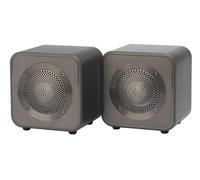 Mitchell Acoustics uStream Go True Wireless Stereo Bluetooth Speakers (Pair) Gun Metal finish LISTEN LIKE A PRO, ANYWHERE YOU GO