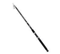 Mitchell Adventure 2 Spinning Rod - Durable Glass Composite Spin Fishing Lure Rods with Stainless Steel Guides for Freshwater and Sea Fishing, Black/Orange