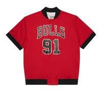 Mitchell And Ness Nba Dennis Rodman Warm Up Jacket Red