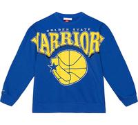 Mitchell And Ness Nba Golden State Warriors Fleece Sweatshirt Blue