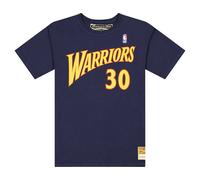 Mitchell And Ness Nba Golden State Warriors Stephen Curry T-shirt Blue