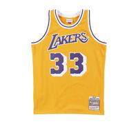 Mitchell And Ness Nba Los Angeles Lakers 1984-1985 Kareem Abdul-jabbar Swingman Jersey Gold