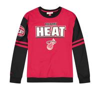 Mitchell And Ness Nba Miami Heat All Over 2.0 Sweatshirt Red