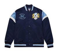 Mitchell And Ness Ncaa North C. Satin Jacket Blue