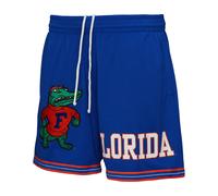 Mitchell And Ness Ncaa Team Origins 7 Inch Mesh Vntg Logo University Of Florida Short Blue
