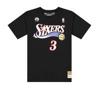 Mitchell And Ness Philadelphia 76ers Allen Iverson N&n T-shirt Black