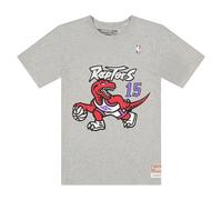 Mitchell And Ness Toronto Raptors Vince Carter N&n T-shirt Grey
