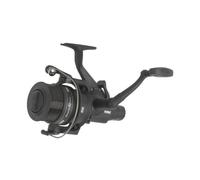 Mitchell Avocet Black Edition 6500FS Spinning Reel - Front-Drag, 4+1 Bearings, Pre-Spooled with Dark Line, Ultra-Flat Aluminum Handle