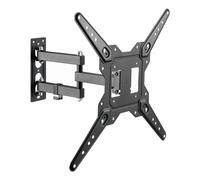Mitchell & Brown Full Motion TV Bracket, 43"-55", Free Tilt Design, JB-43-55FM in Black Mitchell & Brown Black