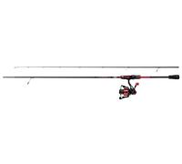 Mitchell Colors MX Spinning Combo, Fishing Rod and Reel Combo, Spinning Combos, Predator Fishing,Pike/Perch/Zander, Unisex, Red, 2.44m | 7-35g