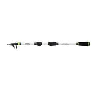 Mitchell Epic MX1 Tele Spinning Rod, Fishing Rod, Predator Fishing, Ideal For Perch Fishing, Trout, Chub and Small Predators, Telescopic Design Makes Travel Easy, Unisex, White/Black, 2.1m | 2-12g