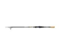 Mitchell Epic MX2 Tele Spinning Rod, Fishing Rod, Allround Fishing, Ideal Light Lure Fishing Rods for Perch, Chub, Trout, Telescopic Design Perfect for Travel, Unisex, Black/Gold, 2.1m | 5-15g