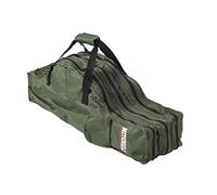 Mitchell GT Pro Portable Canvas Fishing Rod Bag - Fishing Bag For Fishing Rod And Reel Sets, Organizer Bag For Fishing Accessories, Green Carry Case For Rod & Reel Storage