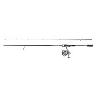 Mitchell MX PRO Spinning Combo | Predator & Freshwater Fishing Rod and Reel Set | Fast Action 24T Carbon Rod | 4+1 Bearing Spinning Reel | Lure & Game Fishing Gear | Medium Light, 2.13m, 2000