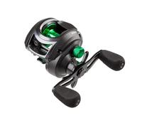 Mitchell MX3 Baitcasting Fishing Reel; Low Profile for Predator Anglers, Ideal for Pike, Perch and Zander, Left Hand, 6.4:1 Gear Ratio, Black/Green, Unisex