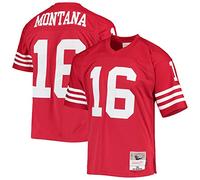 Mitchell&Ness 49Ers 90 Joe Montana Shirt Scarlet M