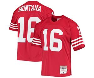 Mitchell&Ness 49Ers 90 Joe Montana Shirt Scarlet M