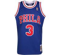 Mitchell & Ness Allen Iverson #3 Philadelphia 76ers 1996-97 Swingman NBA Jersey BLUE, M