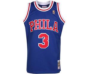 Mitchell & Ness Allen Iverson #3 Philadelphia 76ers 1996-97 Swingman NBA Jersey BLUE, M