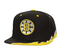 Mitchell & Ness Boston Bruins Youth Boys Girls Size Team Logo Rising Tide Adjustable Snapback Hat