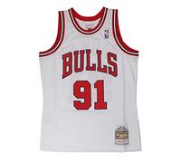 Mitchell&Ness canotta NBA Swingman Jersey Bulls 97-98 Dennis Rodman Bianco/S